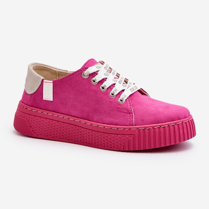 Damen-Sneaker Memory Foam System Big Star NN276004 Fuchsia rosa 2