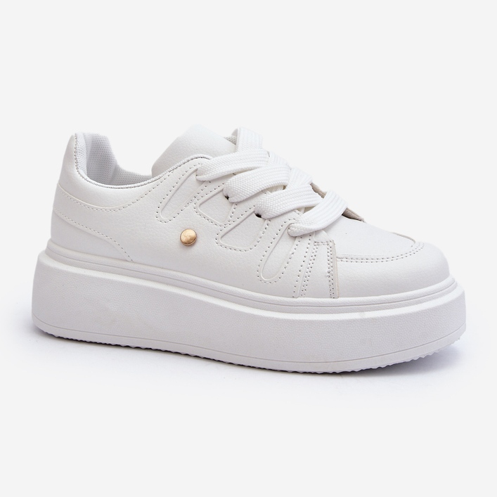 Plateau-Sneaker für Damen, Weiß Asylia 2