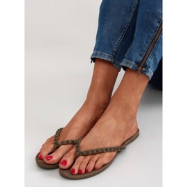 Flip-Flops mit DD26 grünen Pyramidennieten 1