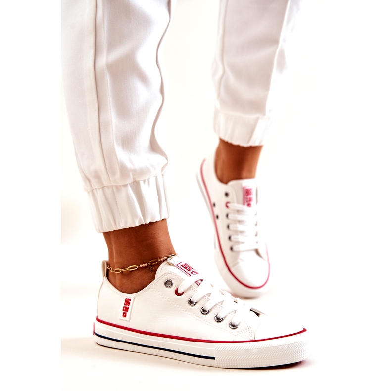 Lederturnschuhe Big Star JJ274130 Weiß 4