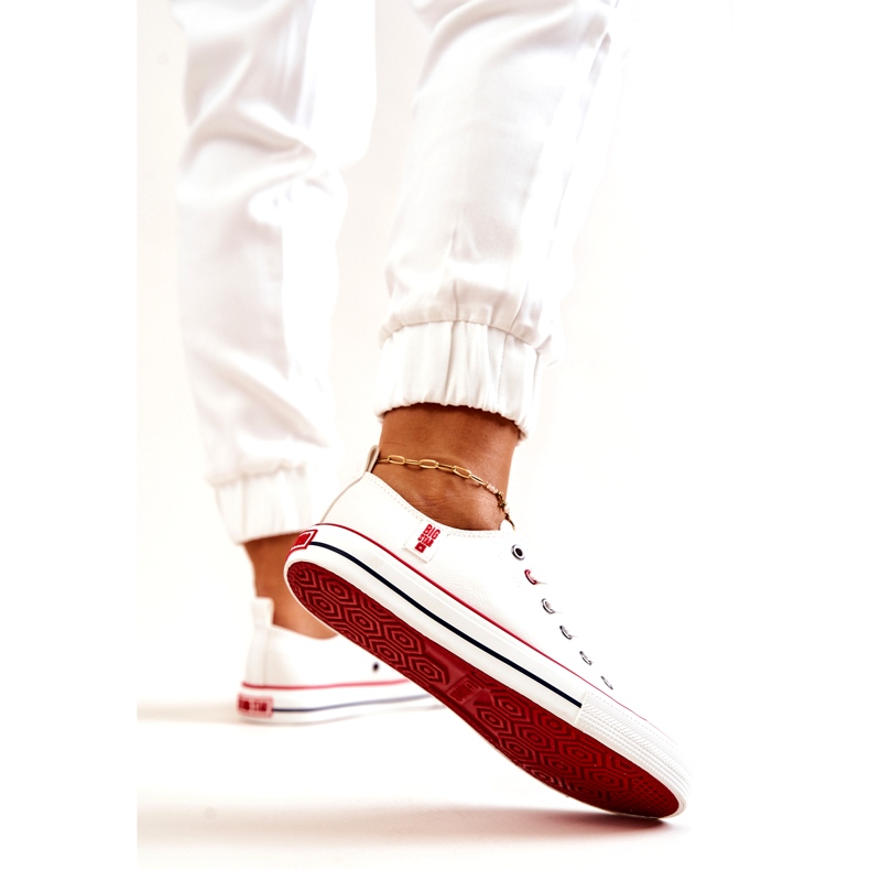 Lederturnschuhe Big Star JJ274130 Weiß 2