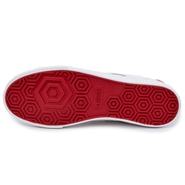 Leder Herren Sneakers Big Star JJ174106 Weiß-Rot 3