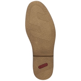 Bequeme Herrenschuhe aus Leder, elegant, durchbrochen, marineblau Rieker 13431-14 1