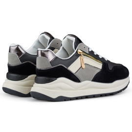 Lässige Sportschuhe für Damen, schwarze Turnschuhe 1