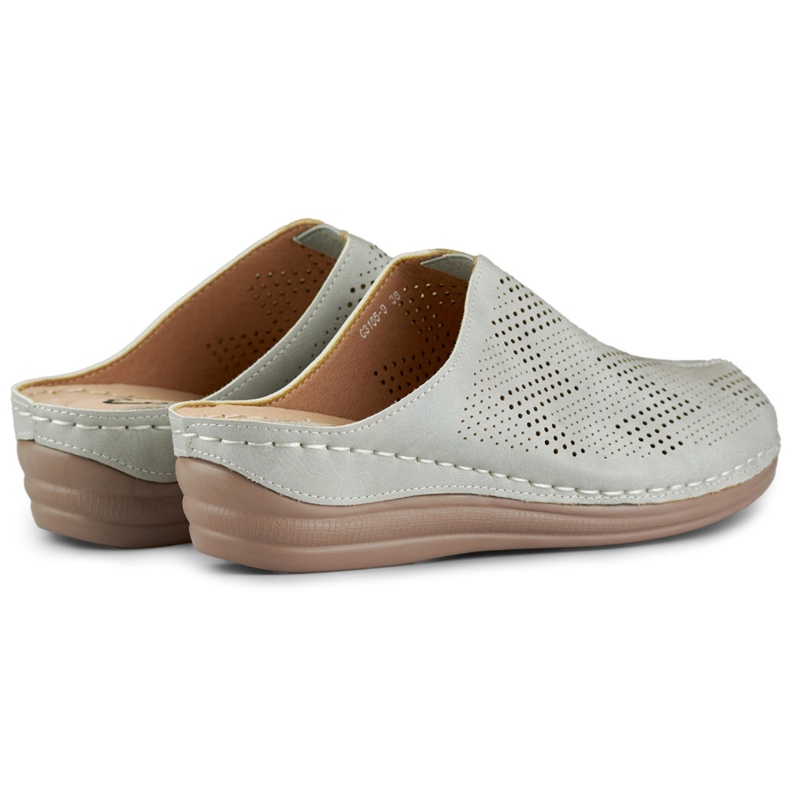 Gesundheits-Flip-Flops für Damen mit geschlossenen Zehen grau 2