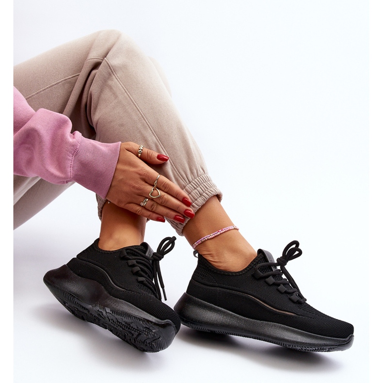 Damen-Sportschuhe Big Star NN274663 Schwarz 1