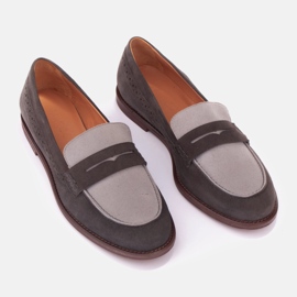 Marco Shoes Prato-Slipper grau 1