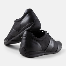 Schwarze Herren-Sneaker GOE NN1N4004 1