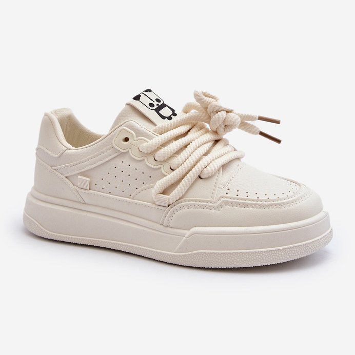 Damen-Sneaker aus Öko-Leder in Beige von Avanalis 2