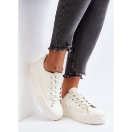 Damen-Sneaker aus Öko-Leder Big Star NN274847 Weiß 2