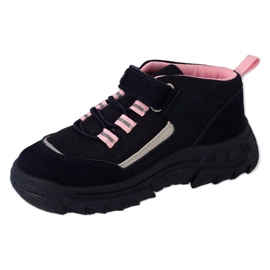 Befado Kinderschuhe marine / rosa 515Y001 schwarz 2