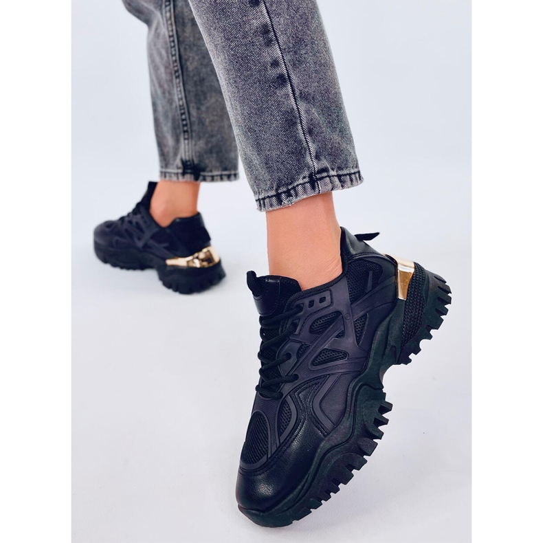 Jonath Black Damen-Sportschuhe schwarz 1