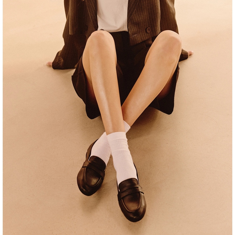 Marco Shoes Ungefütterte Loafer schwarz 1