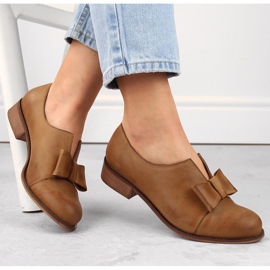 Braune Damen-Slipper aus Leder von Dolce Pietro 1