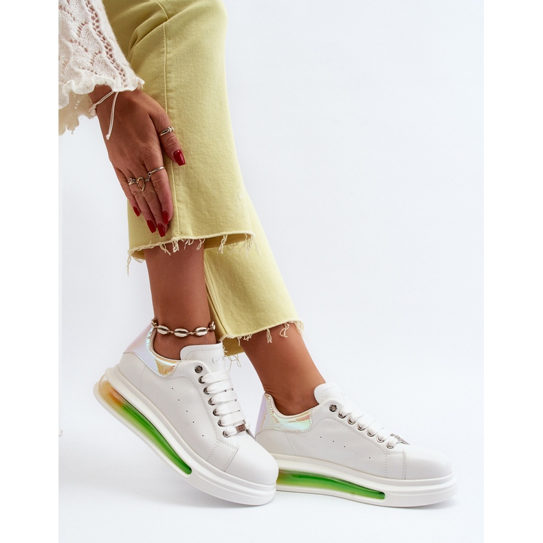 Damen-Ledersneaker GOE NN2N4029 Weiß 1