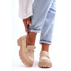 Seastar Slip-On-Loafer aus Wildleder für Damen Beige Pure Love 2