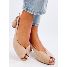 Venus Khaki Sandaletten beige 2