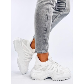 Weiße Nuthall-Sneaker mit Keilabsatz 2