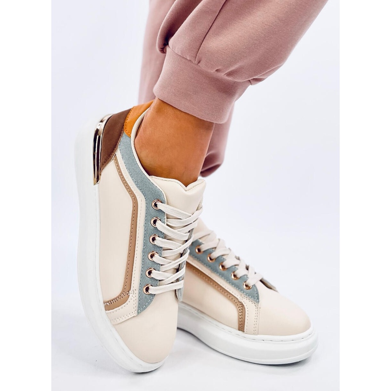 Duries Beige Damen-Sneaker 2