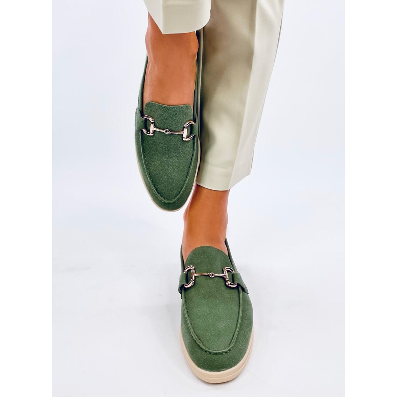 Milva Green Damen-Slipper grün 1