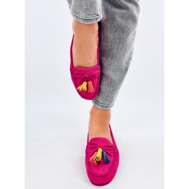 Tamla Fuchsia Loafer mit Fransen rosa 1