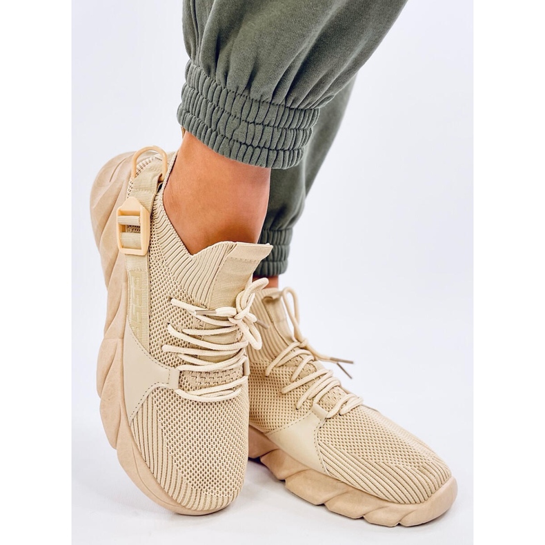 Wades Beige Sockensneaker 2