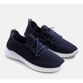 Marineblaue Eltro-Sportsneaker für Herren 1