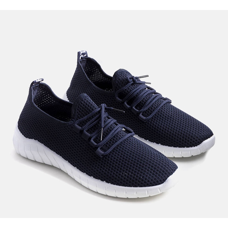 Marineblaue Eltro-Sportsneaker für Herren 1