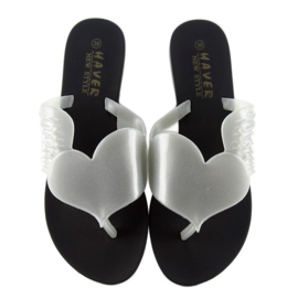 Meliski Fliegendes Herz KM116 SCHWARZ / SILBER weiß 1