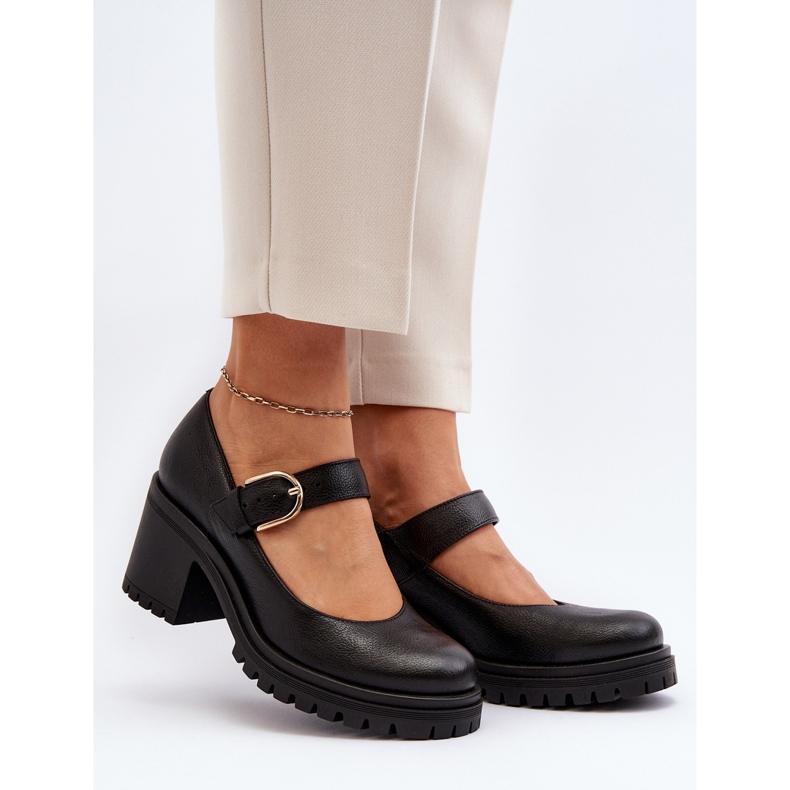 Zazoo 20166 Lederpumps Schwarz 2