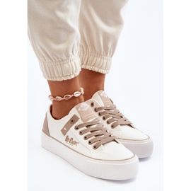 Lee Cooper LCW-24-31-2198 Stoff-Sneaker für Damen, Weiß 1