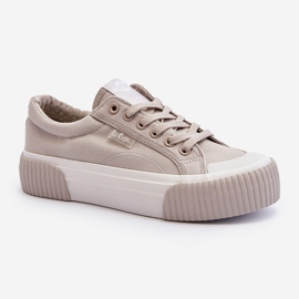 Damen-Sneaker mit dicker Sohle Lee Cooper LCW-24-31-2178 Grau 3