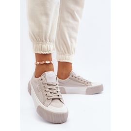 Damen-Sneaker mit dicker Sohle Lee Cooper LCW-24-31-2178 Grau 5