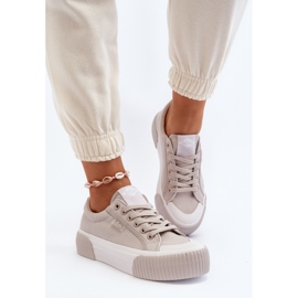 Damen-Sneaker mit dicker Sohle Lee Cooper LCW-24-31-2178 Grau 6