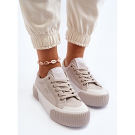 Damen-Sneaker mit dicker Sohle Lee Cooper LCW-24-31-2178 Grau 9