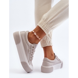 Damen-Sneaker mit dicker Sohle Lee Cooper LCW-24-31-2178 Grau 10