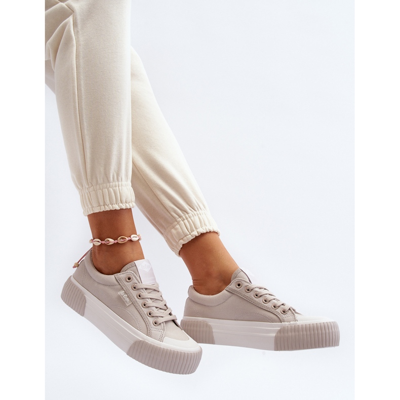 Damen-Sneaker mit dicker Sohle Lee Cooper LCW-24-31-2178 Grau 1