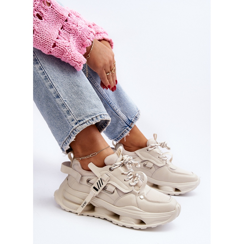 GOE Damen Sneakers NN2N4041 Beige 1