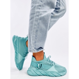 Wades Socken-Sneaker in Cyan blau 2