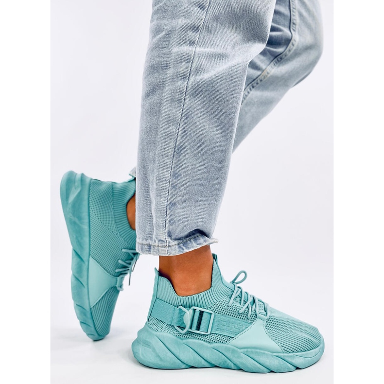 Wades Socken-Sneaker in Cyan blau 2