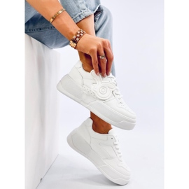 Broady Allwhite Plateau-Sneaker weiß 2