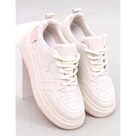 Motimes Beige-Pink-Pastell-Sneaker für Damen 5