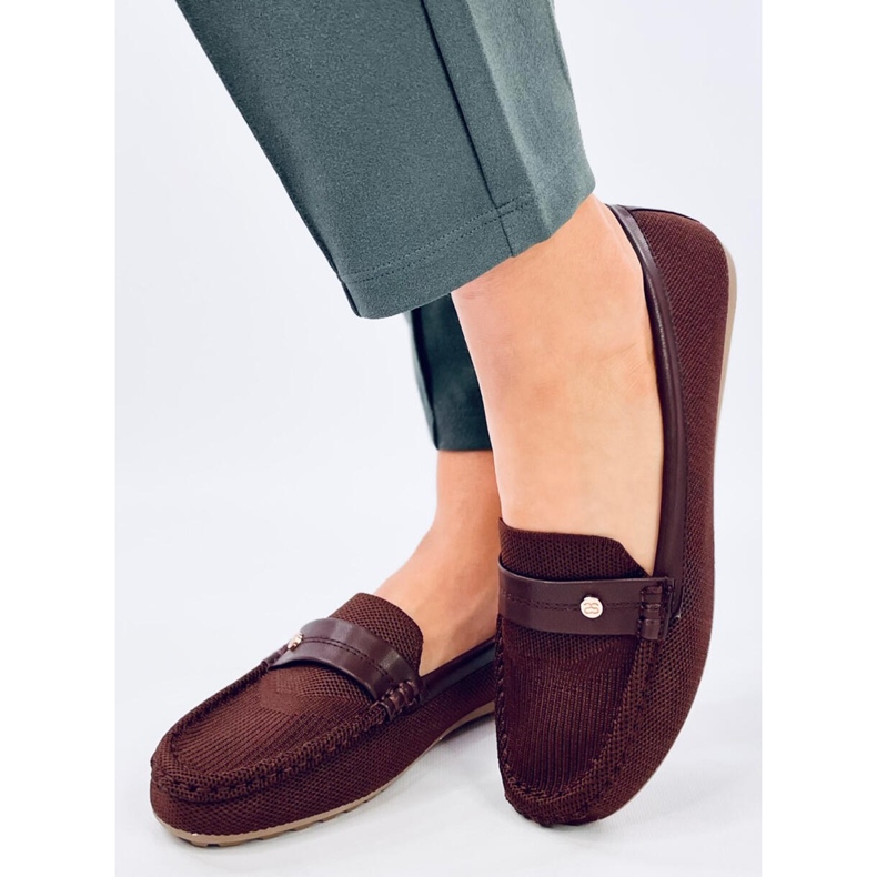 Yuriko Marrone weiche Damenmokassins braun 1