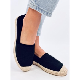 Haydon Schwarze Damen-Canvas-Espadrilles 2