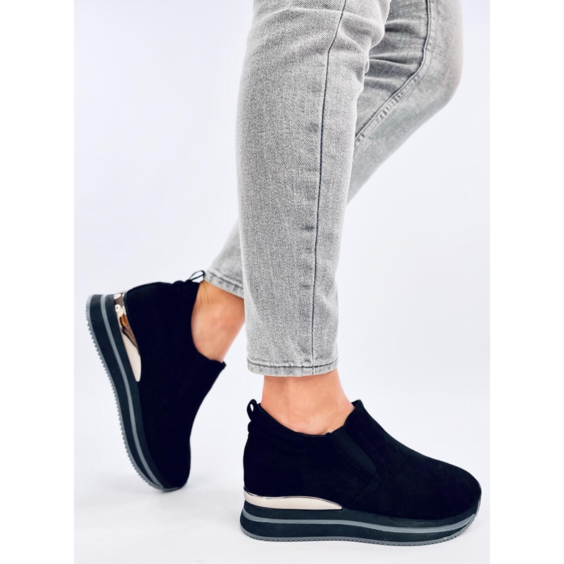 Schwarze Boult-Schuhe mit verstecktem Keilabsatz 2