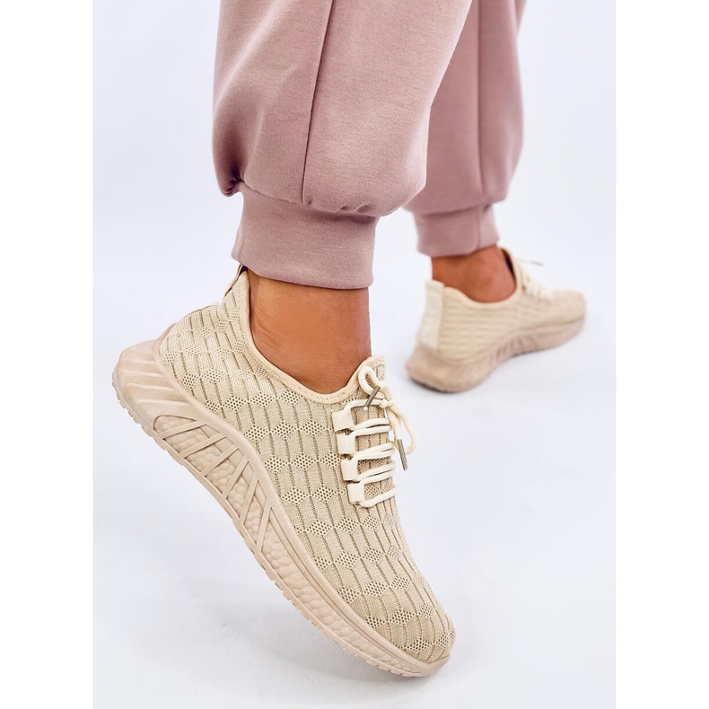 Barkes Beige Socken-Sportschuhe 2