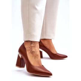 Lewski Shoes Lederpumps Lewski 3117 Braun 1