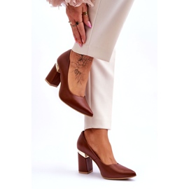 Lewski Shoes Lederpumps Lewski 3117 Braun 2