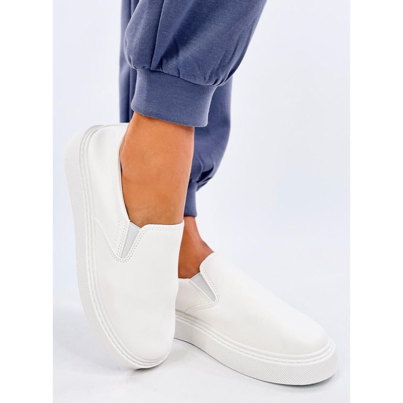 Weiße Slip-On-Sneaker von Allams 1