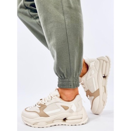 Lancasi Beige Khaki Damen-Sneaker 2